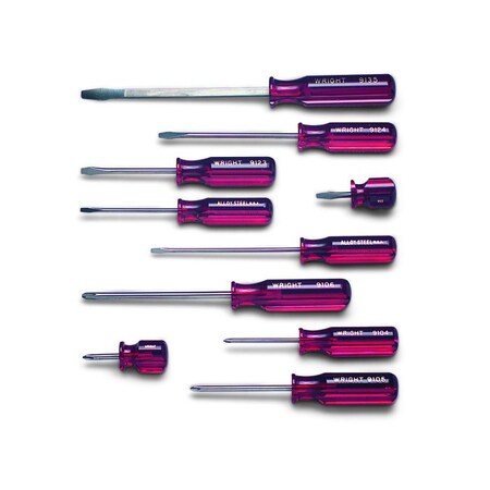 Wright Tool 10 PC SCREWDRIVER SET WR9476